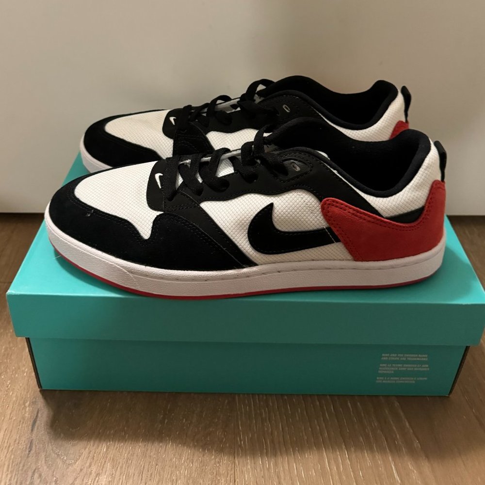 Size: 10M Nike Alleyoop SB White University Red (CHEAP)